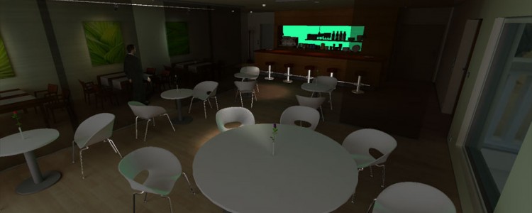 interaktiver showroom - restaurant